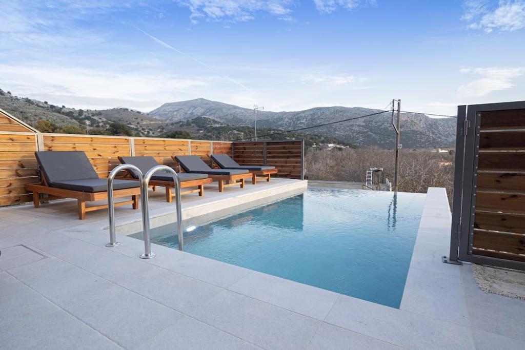 Lasithi Luxury Villa Mesa Lasithi المظهر الخارجي الصورة
